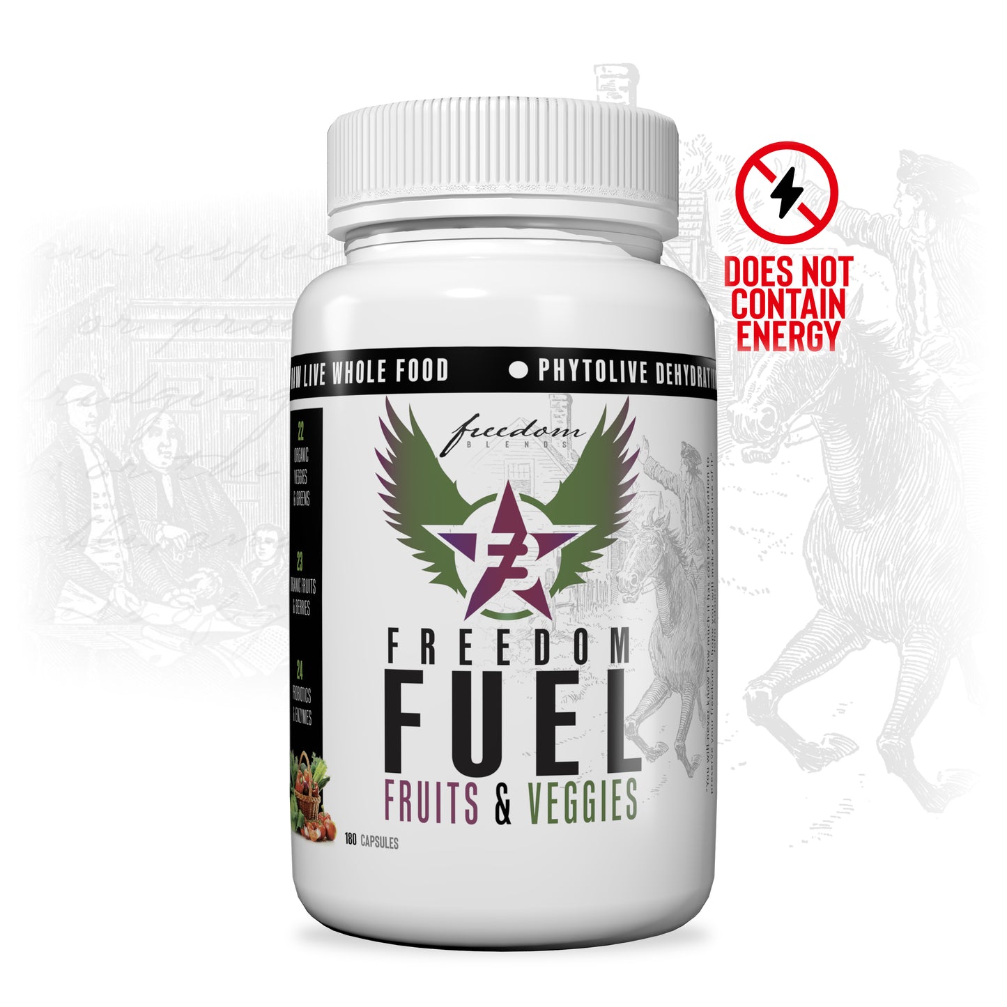 Freedom Fuel Bundle Pack with and without Energy — 2 Month Supply