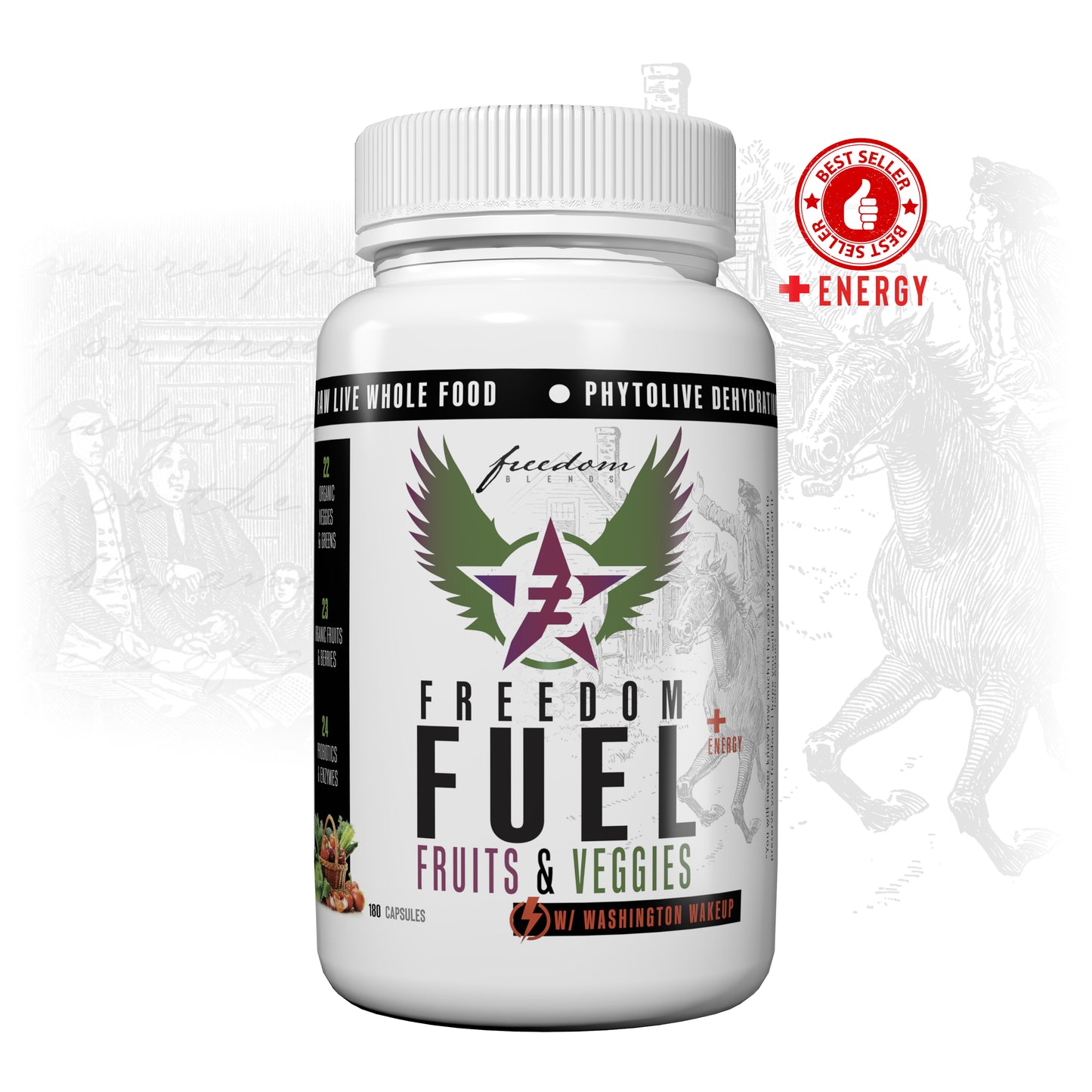 Freedom Fuel Bundle Pack with and without Energy — 2 Month Supply