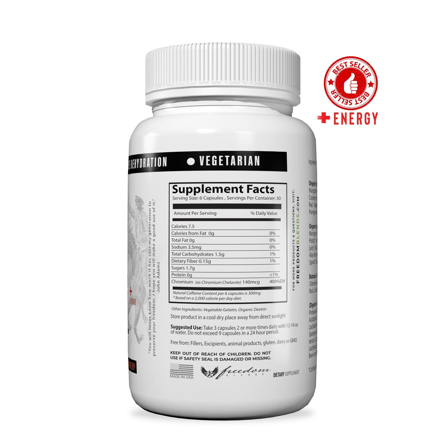 Freedom Fuel Bundle Pack with and without Energy — 2 Month Supply