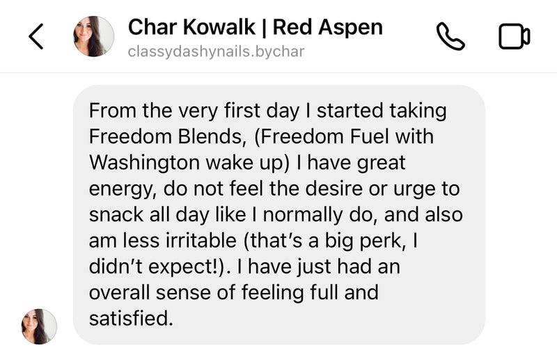 Customer testimonial