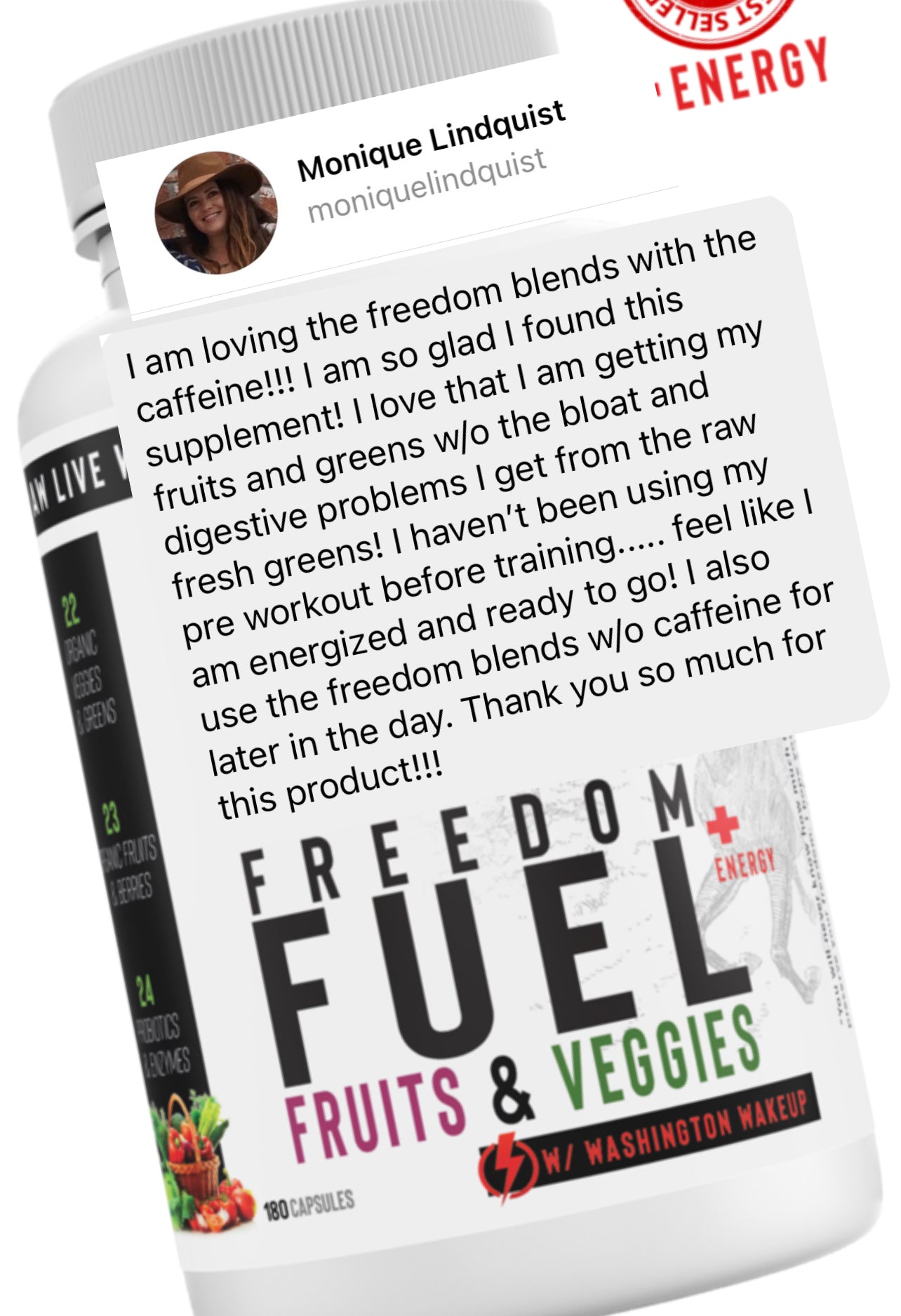 Freedom Fuel Bundle Pack with and without Energy — 2 Month Supply