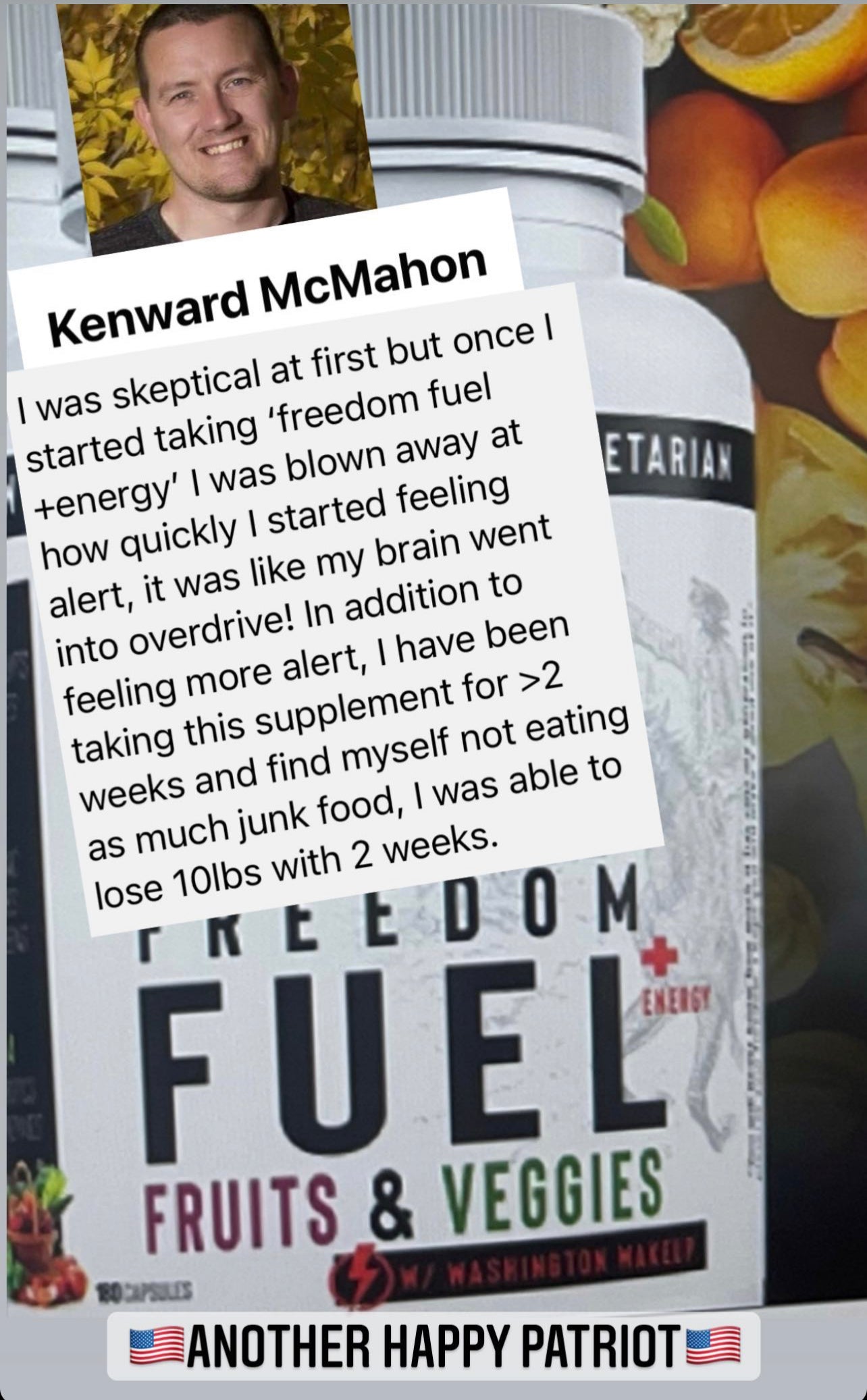 Freedom Fuel Bundle Pack with and without Energy — 2 Month Supply